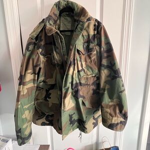 Alpha Industries Camouflage Military Jacket